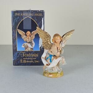 1994 Fontanini Heirloom Nativity Collection 5" ~ Kneeling Angel - Box